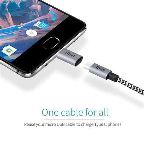 Mivi OAC2AMN Type-C to Micro USB OTG Adapter: Amazon.in: Electronics