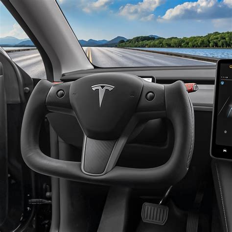 TESERY Yoke Steering Wheel for Tesla Model 3 / Y【Style 34】
