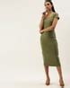 Buy Olive Green Dresses for Women by DILLINGER Online | Ajio.com