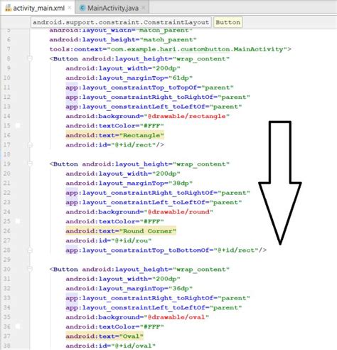 Image result for Android Studio Custom Button