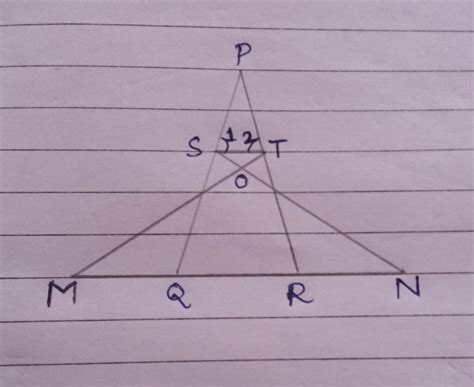In figure angle 1 is equal to angle 2 and triangle nsq is congruent to ...