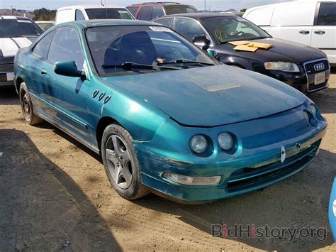 Report JH4DC4452RS037251 ACURA INTEGRA 1994 GREEN GAS - price and damage history