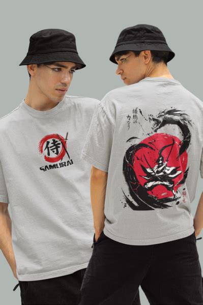 Fearless Dragon / Samurai / Unisex Oversize T-shirt – Arienai