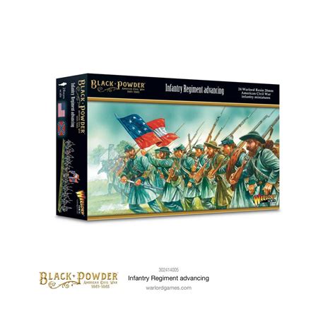 Buy American Civil War - Infantry Regiment Advancing - Warlord Games ...