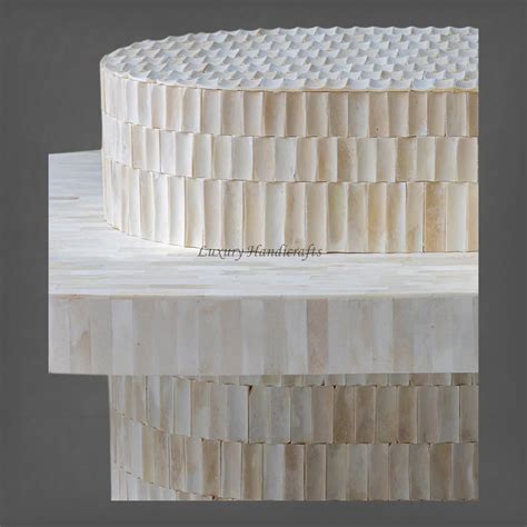 Blanch Bone Inlay Center Table – Luxury Handicrafts