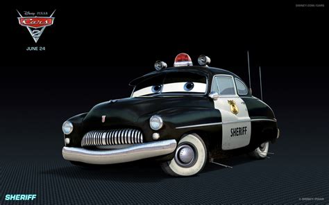 Cars 2 HD Wallpaper: Meet Sheriff on Duty!