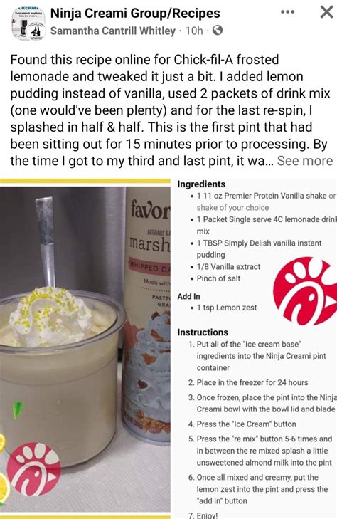 Protein Drink Recipes, Healthy Ice Cream Recipes, Ice Cream Maker ...