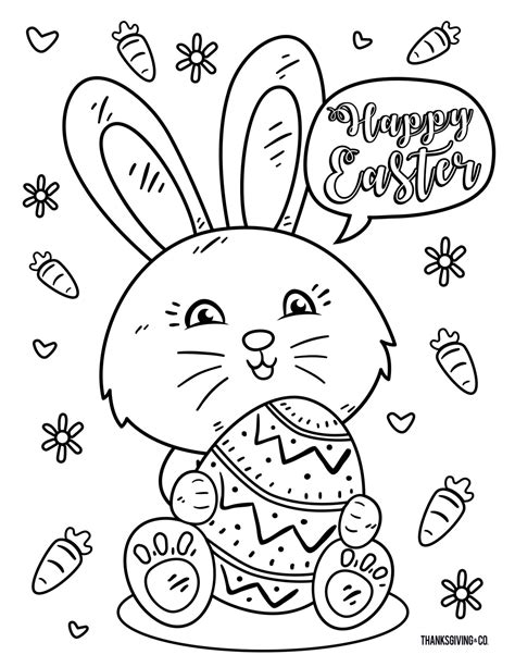 Coloring Page Of Easter
