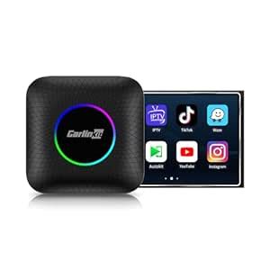 Carlinkit Android 13 Ai Box LED Version, Qualcomm 8 Cores, 8+128GB, 3 ...