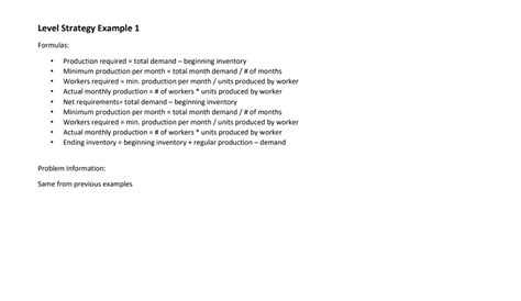 Image result for Aggregate Planning Strategy Examples