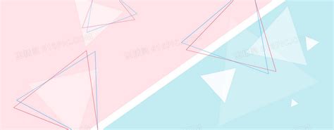 粉蓝色三角形淘宝背景背景图片下载_1920x750像素JPG格式_编号14yfx5el1_图精灵