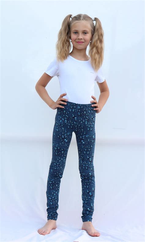 Baby Blue Little Girl Leggings at Joyce Sargent blog