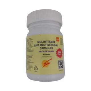 Becadexamin Bottle Of 60 Softgel Capsules: Uses, Side Effects, Price ...