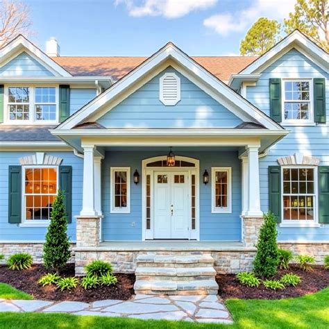 20 Light Blue House Exterior Ideas You Can Copy