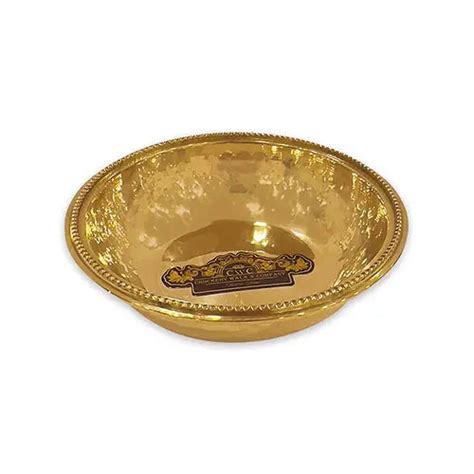 Brass Dinner Set Hammered Finish 66 pcs - Elegant Dining – CROCKERY ...