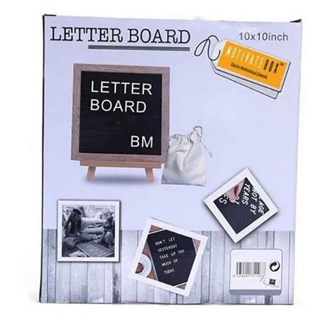Letter Board - PVC Letter Board - 10x10 Inch Trader - Retailer from Noida