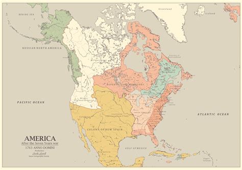 America after the Seven Years war - 1763 AD : r/imaginarymaps