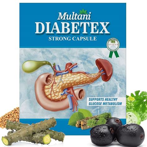 Multani Diabetex Strong Capsule | Useful In Diabetes & Blood Sugar ...
