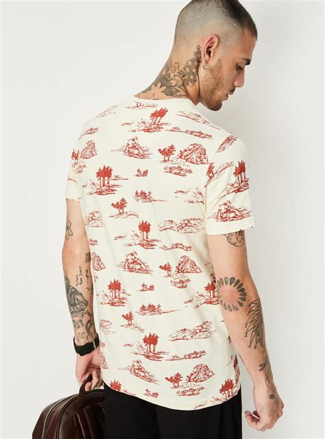 Buy Men All-Over Printed T-shirt Online at just Rs. 399.0 ...