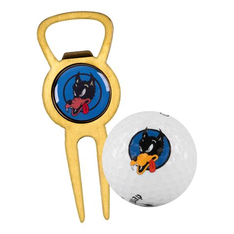 Jerry Garcia Wolf Golf Balls + Wolf Divot Tool & Bottle Opener Bundle ...