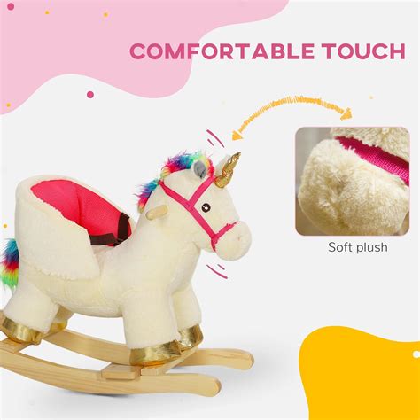 Qaba Kids Rocking Horse, Ride on Unicorn with India | Ubuy