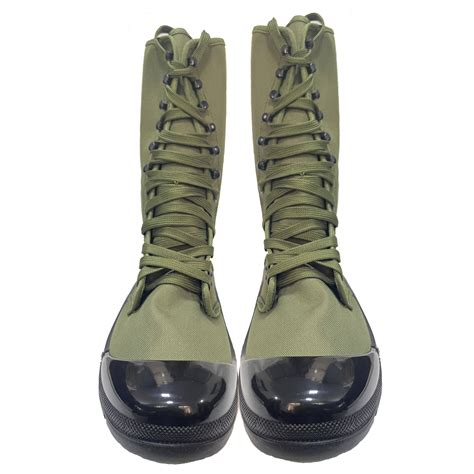 Waterproof Breathable Lightweight Anti-slippery Combat Canvas Boots ...