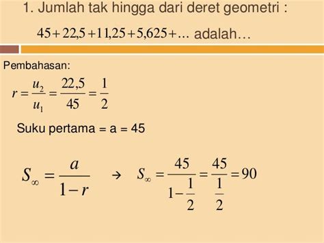 Memahami dan Menaklukkan Deret Geometri Tak Hingga: Contoh Soal dan Pembahasan Lengkap