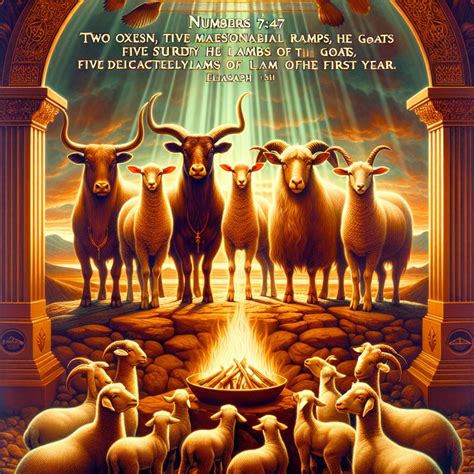 What does Numbers 7:47 mean? | Bible Art