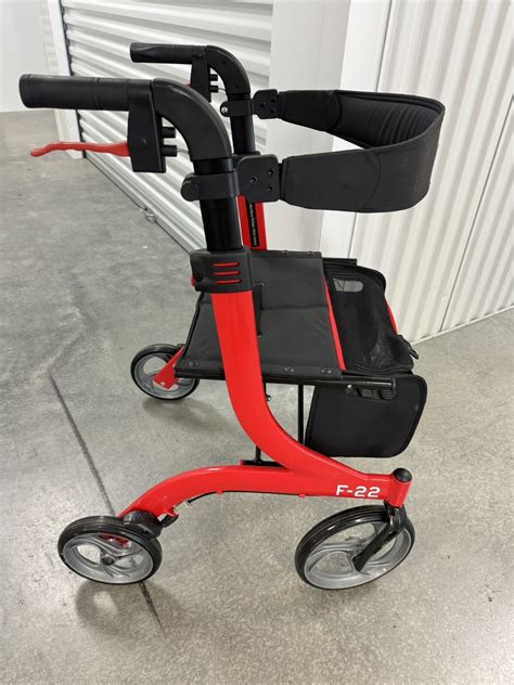 Eagle Series By Drive Medical F-22 Walker Rollator Red "Great " for ...