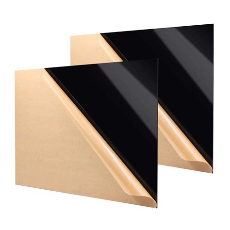 BIGIMALL Acrylic Sheet; BLACK 2 mm 12 X 18 inches - pack of 2 : Amazon ...