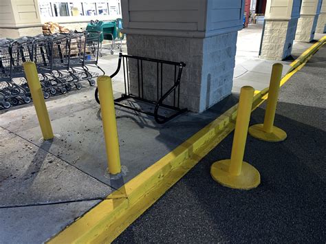 EverLine Restriped Patriots Plaza Shopping Center's Parking Lot