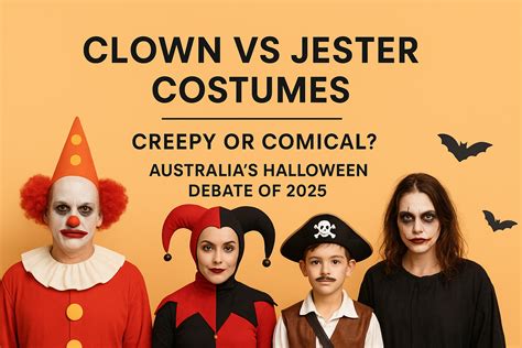 Clown vs Jester Costumes: Australia’s 2025 Debate