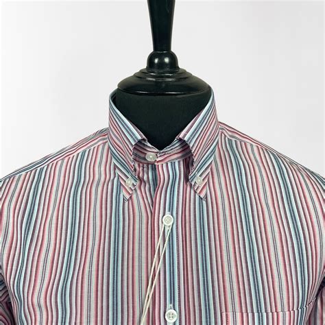 Multi Thin Stripes Long Sleeves Shirt - Real Hoxton