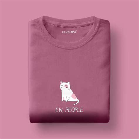 Ew People Cat Unisex Half Sleeve T-Shirt – Dudeme