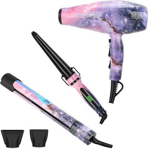 3 in 1 1875W Hair Dryer + Straightening Iron + Curling Iron, PARWIN PRO ...