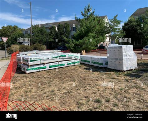 Ten of Fort Hamilton’s Doubleday Village garden apartments, Balfour ...