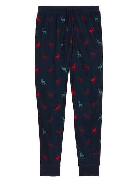 Buy Stag Print Loungewear Bottoms at Marks & Spencer