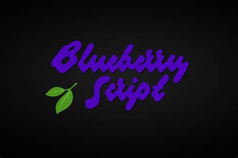 Blueberry Script | Free script fonts, Script fonts download, Script