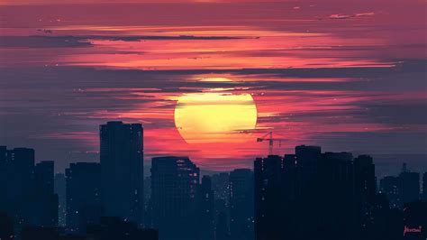 City Sunset 4K 的图像结果