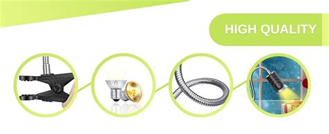 Buraq Pets E27 Base Reptile Heat Lamp, 50W UVA UVB Turtle Basking Light ...