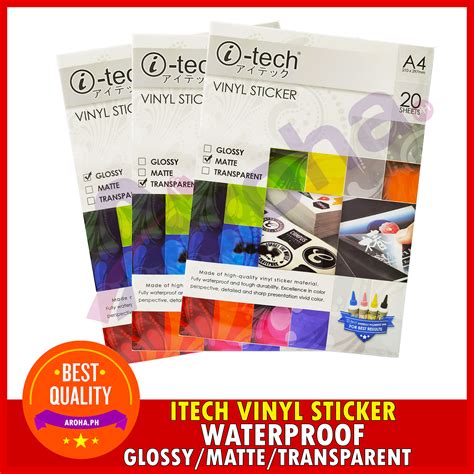 Best Waterproof Matte Sticker Paper at Stephanie Wolfe blog