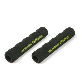 06-08-3028 レバーグリップ TAKEGAWA(武川) 材質EVA ブラック色 長さ100mm 1セット 06-08-3028 ...