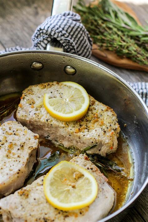 Lemon Pepper Pork Chop Recipe- Stove Top, Grill and Oven Instructions ...
