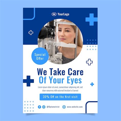 Eye care doctor flyer Vectors - Download Free High-Quality Vectors from ...