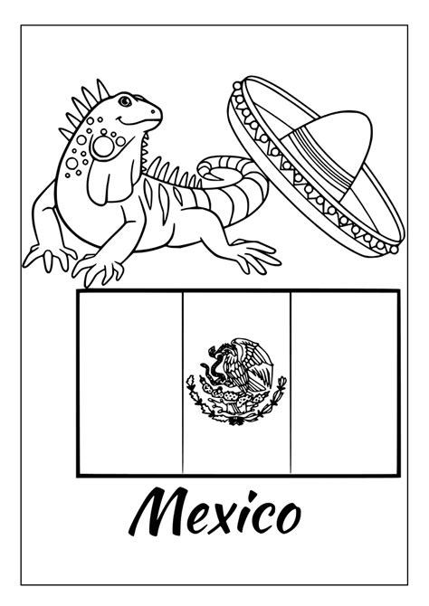 Printable Mexico Coloring Pages for Kids & Adults | 30 Pages | Instant ...