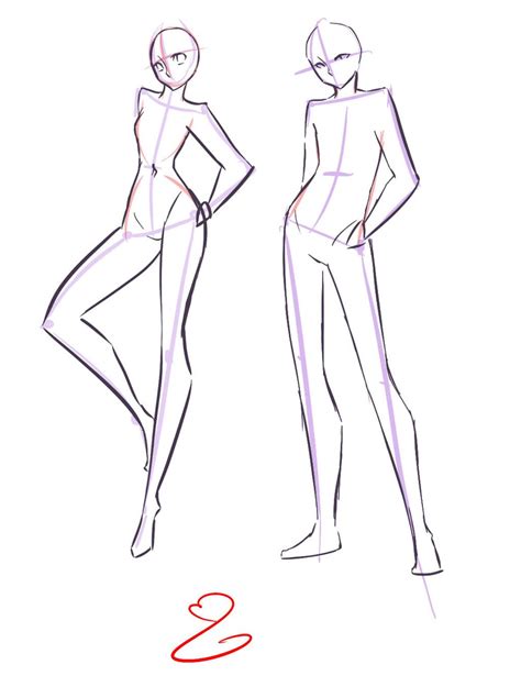 Body Base Drawing Female
