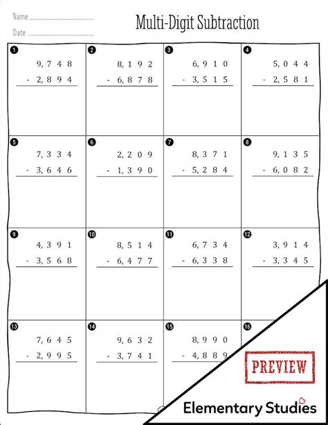 Image result for Math Antics Multi-Digit Subtraction