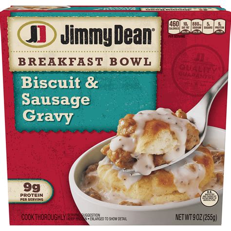 Jimmy Dean® Biscuit & Sausage Gravy Breakfast Bowl, 9 oz. - Walmart.com ...