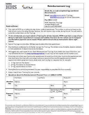 Fillable Online Mtm Trip Log Form - Fill Out and Sign Printable PDF ...