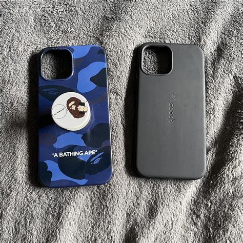 bape x speck case bundle for iphone 12 pro max. the... - Depop